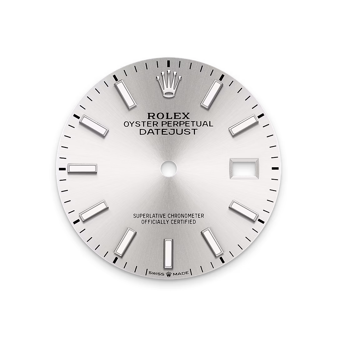 Rolex Datejust 36 — Silbernes Zifferblatt