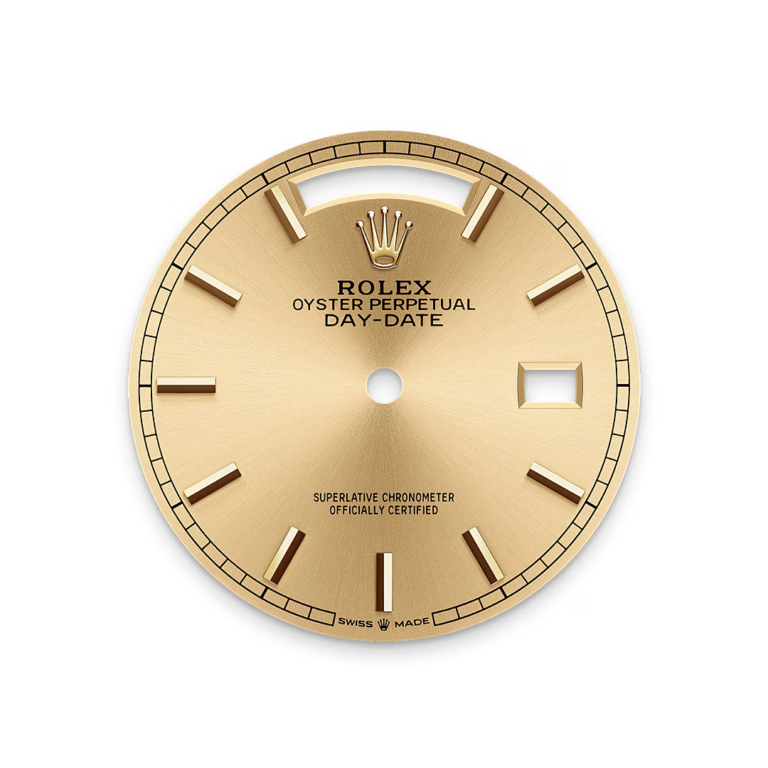 Rolex Day-Date 36 — Champagner­farbenes Zifferblatt