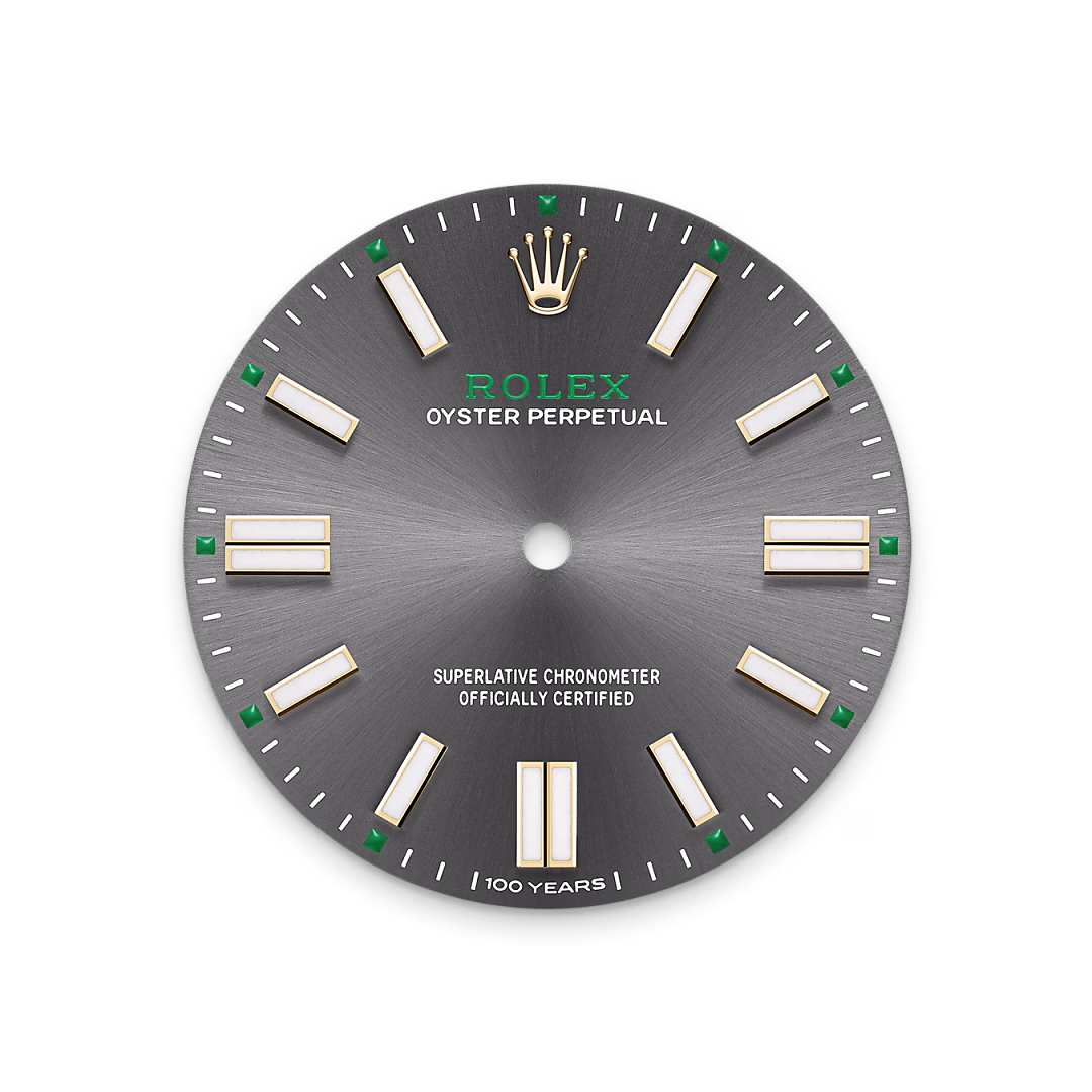 Rolex Oyster Perpetual 41 — Schiefergraues Zifferblatt