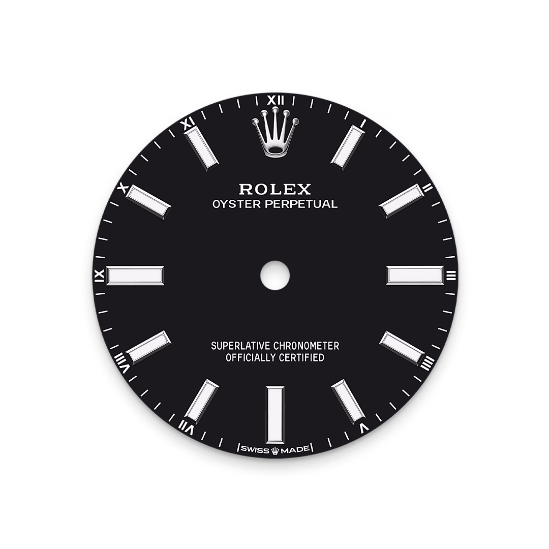 Rolex Oyster Perpetual 34 — Schwarzes Zifferblatt