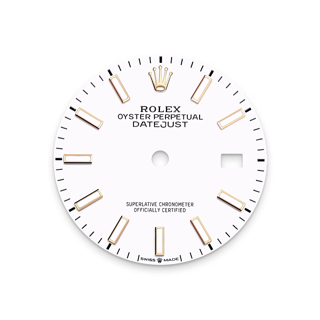 Rolex Datejust 36 — Weißes Zifferblatt