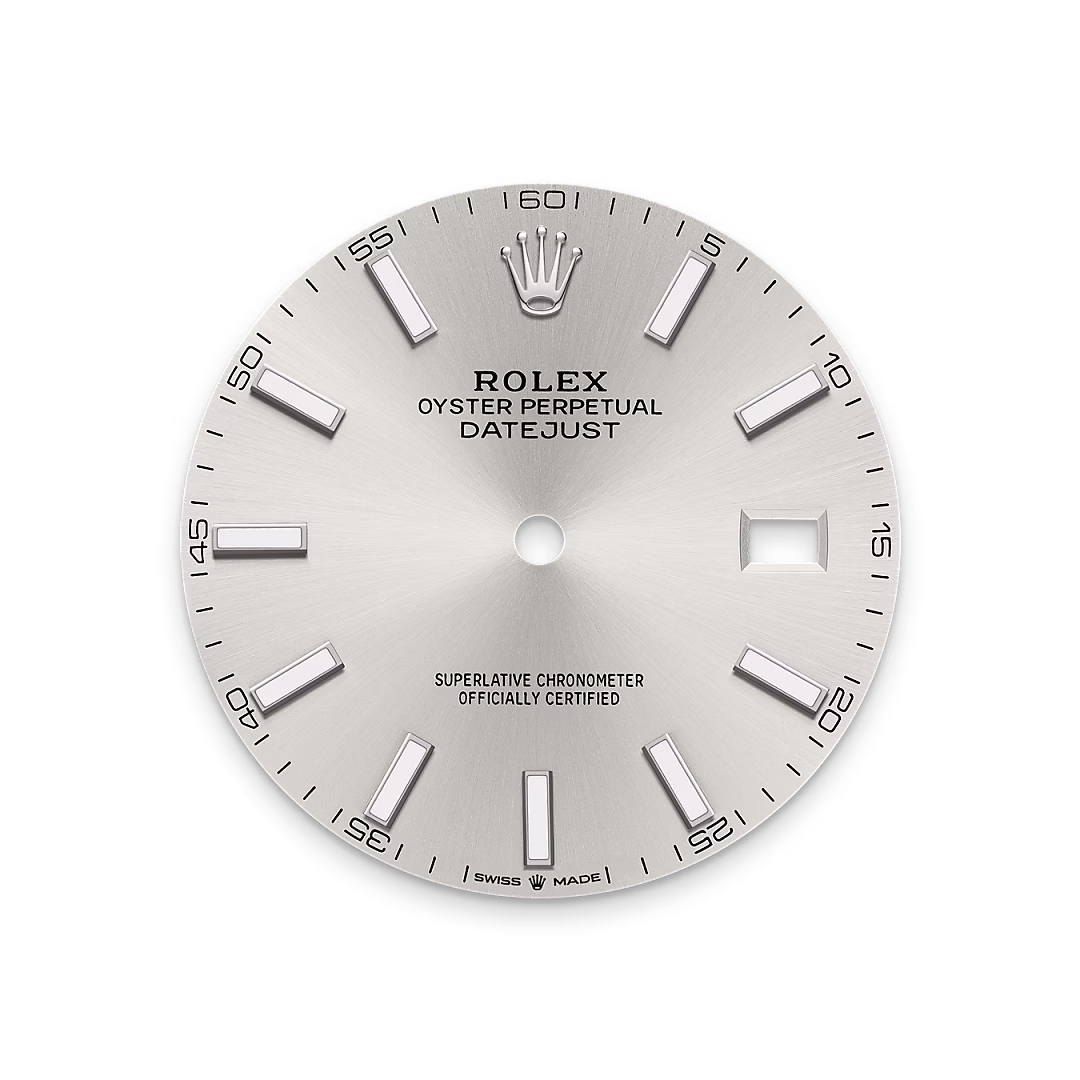 Rolex Datejust 41 — Silbernes Zifferblatt