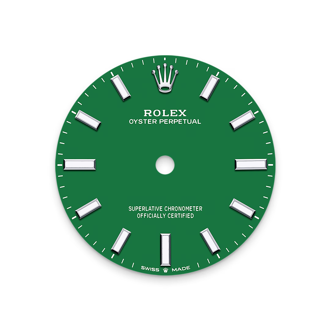 Rolex Oyster Perpetual 31 — Grünes Zifferblatt