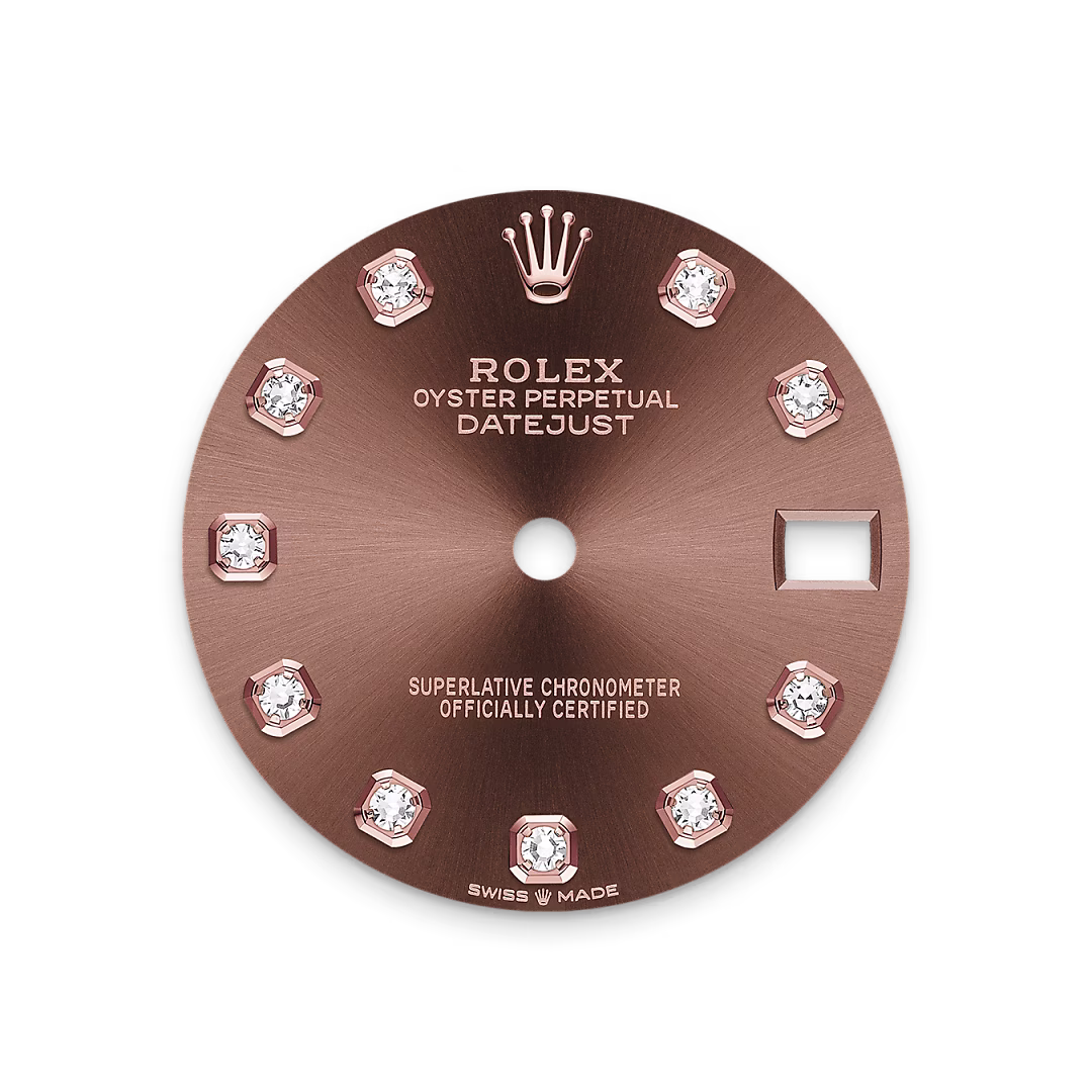 Rolex Datejust 31 — Schokoladen­­farbenes Zifferblatt