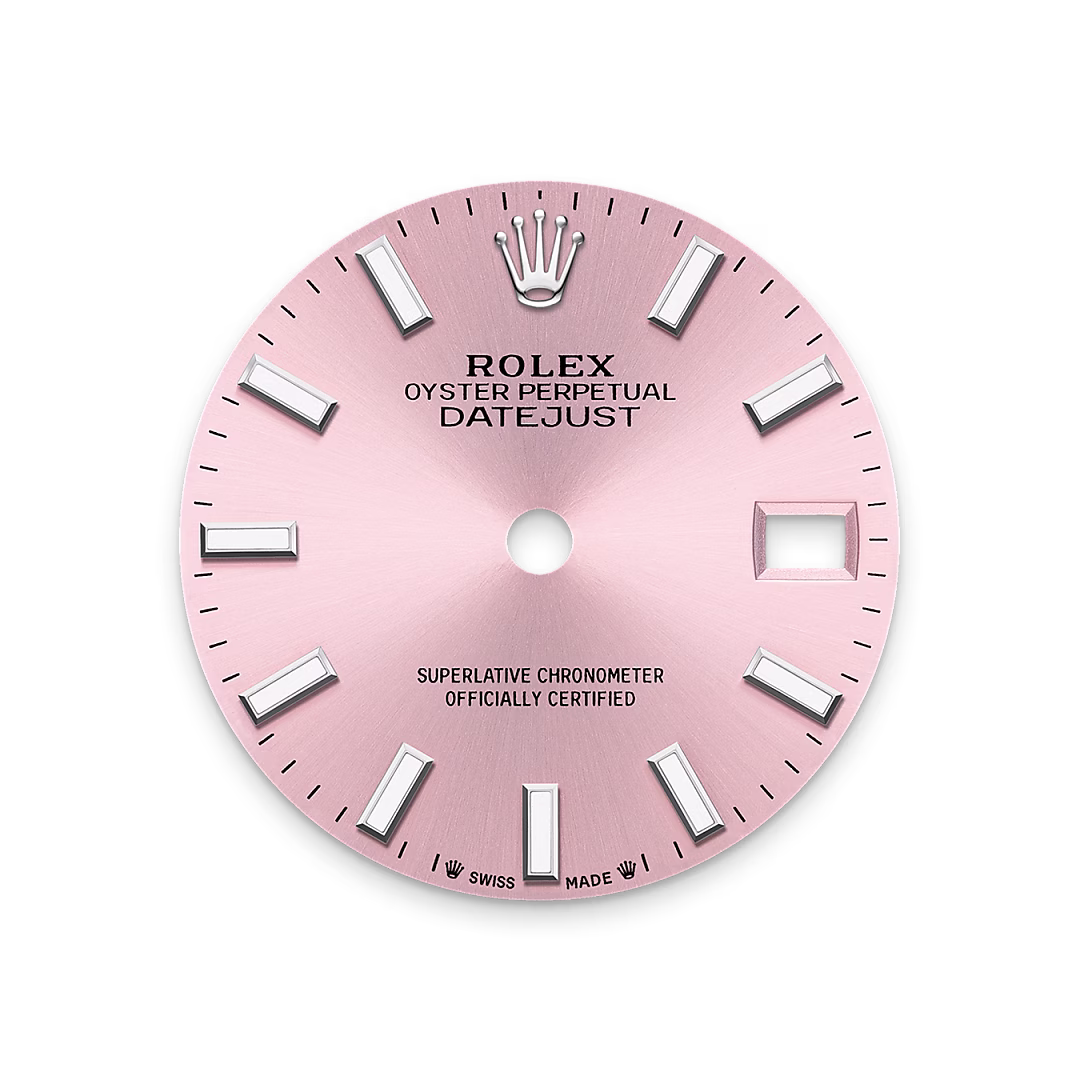 Rolex Lady-Datejust — Roséfarbenes Zifferblatt