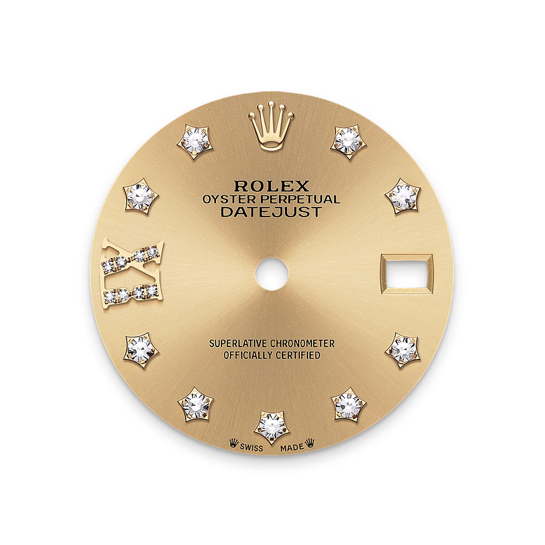 Rolex Lady-Datejust — Champagner­farbenes Zifferblatt