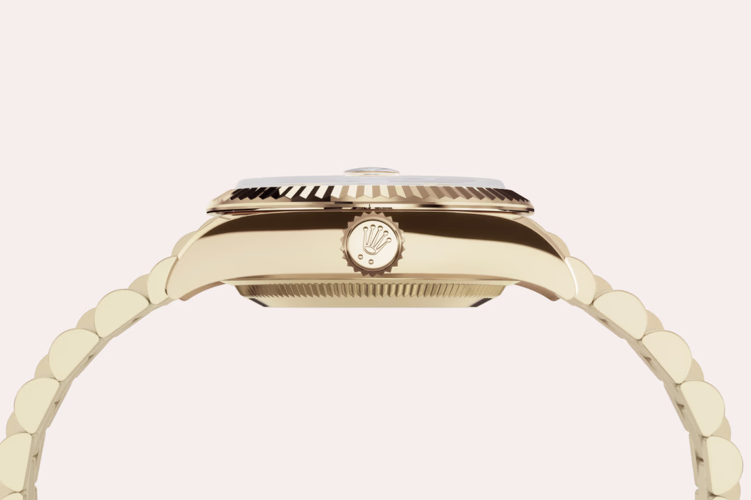 Rolex Lady-Datejust — 18 Karat Gelbgold